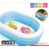 Бассейн овальный INTEX «Весёлый дельфинчик» 57482, 163×107×46 см, 3+